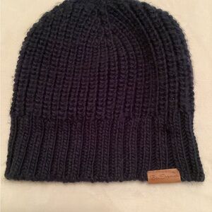 Ben Sherman Cable Knit Cuffed Beanie, Winter Hat, Navy, One Size